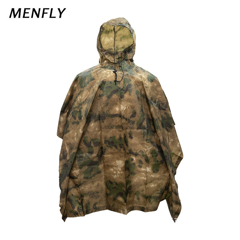 Fishing Rain Suit - MENFLY ATFG Moss Camouflage Tactical Waterproof