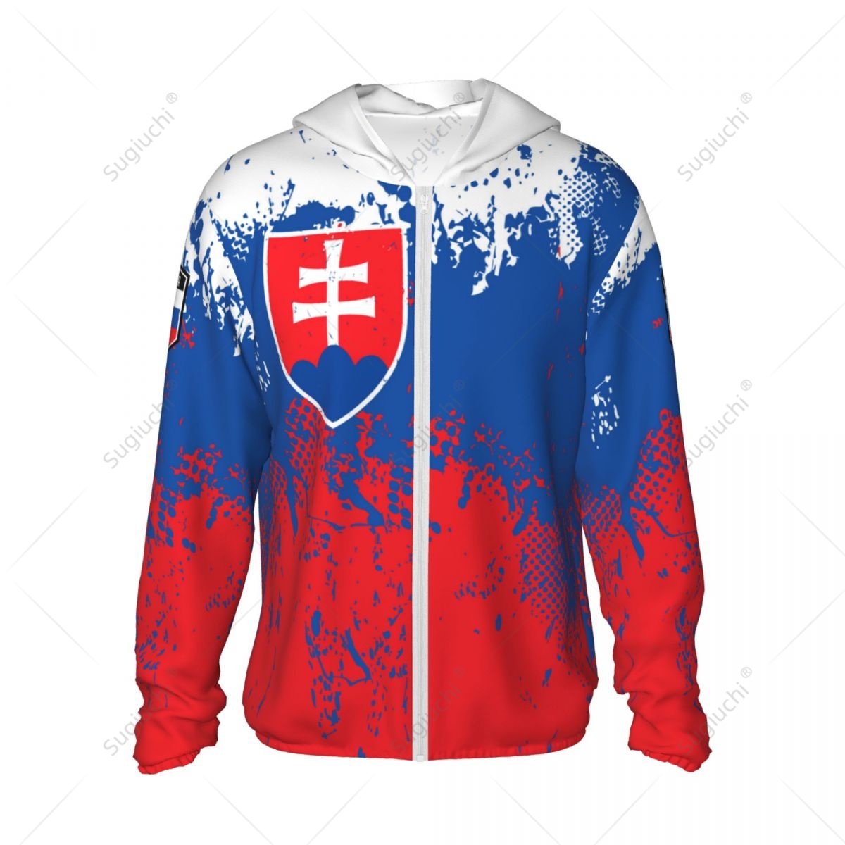 Slovakia Flag Sun Protection H - Fishing Hoodie ulasan dan harga