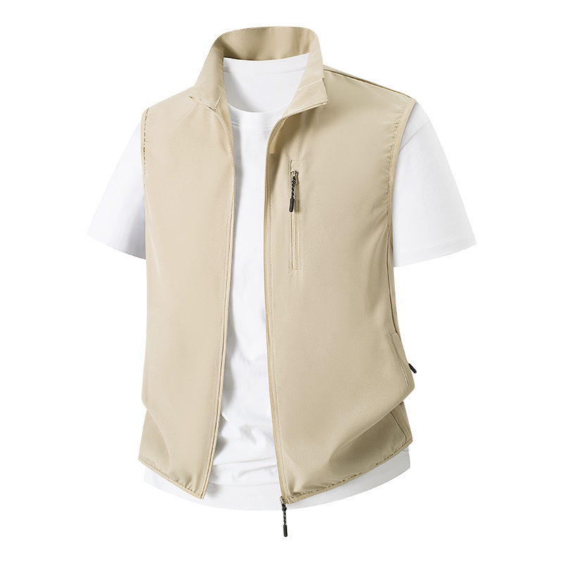 Ultra-Thin Multi Zipper Pocket - Fishing Vest ulasan dan harga