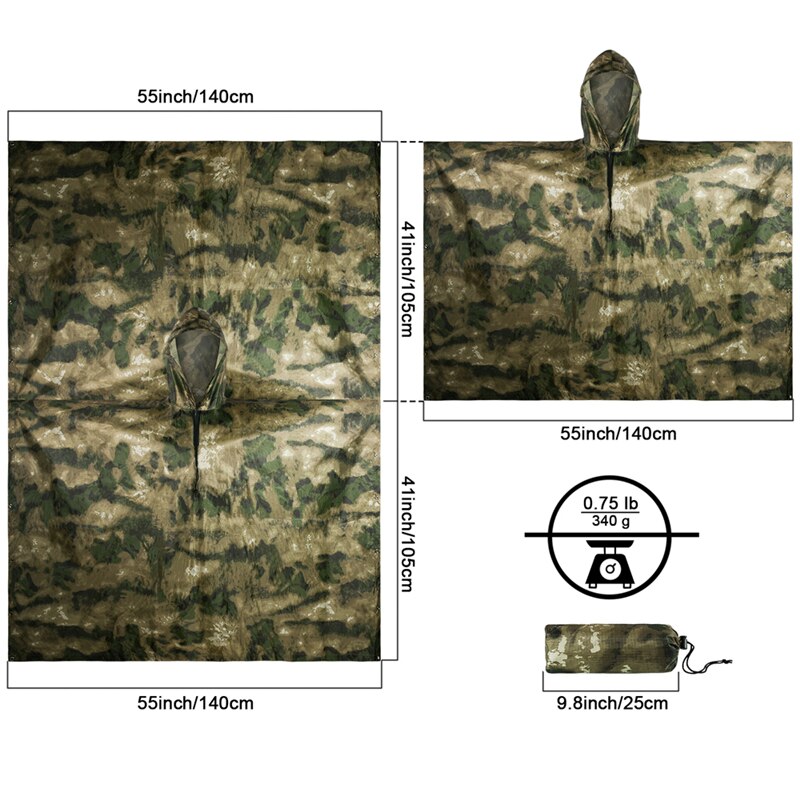 MENFLY ATFG Moss Camouflage Ta - Fishing Rain Suit ulasan dan harga