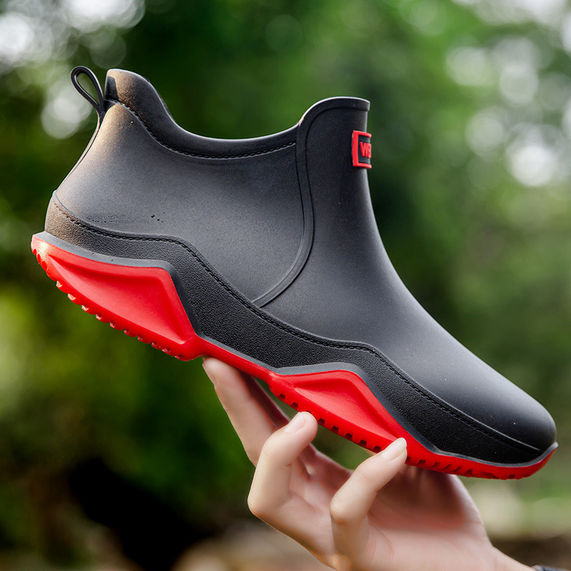 Fashion Rain Shoes Outdoor Wat - Fishing Boots ulasan dan harga