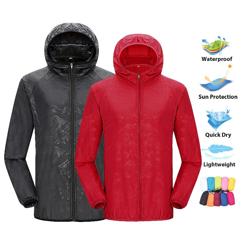 LNGXO Unisex Hiking Jacket Men - Fishing Rain Suit ulasan dan harga