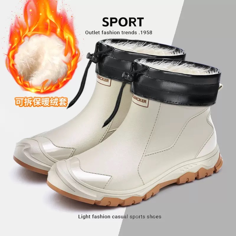 Waterproof Men's Rain Shoes Fa - Fishing Socks ulasan dan harga