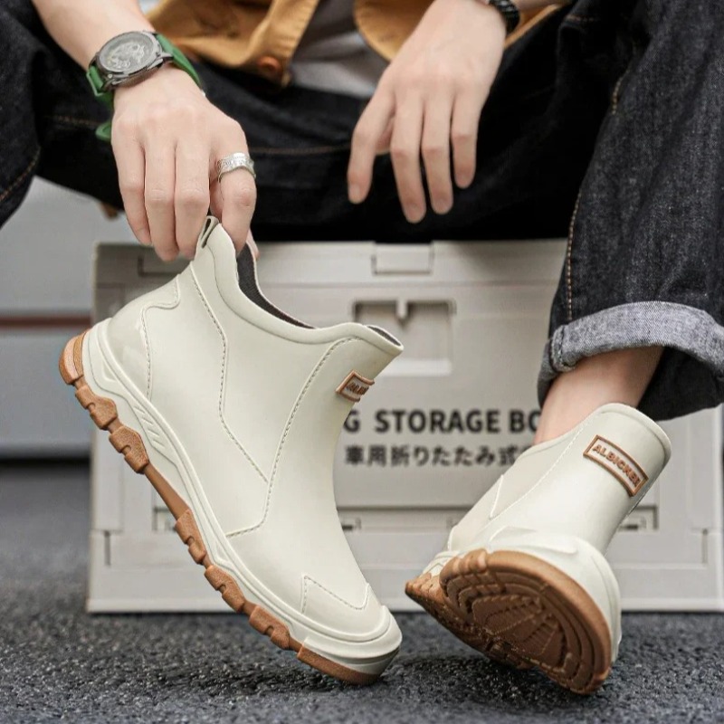 Waterproof Men's Rain Shoes Fa - Fishing Socks ulasan dan harga