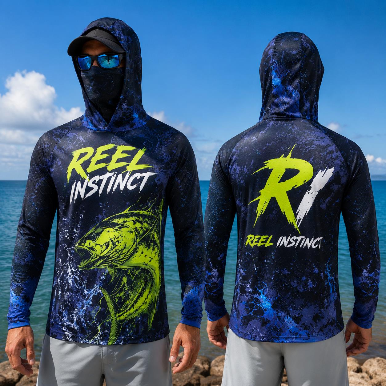 Fishing Hoodie Shirt Men Long  - Fishing Hoodie ulasan dan harga