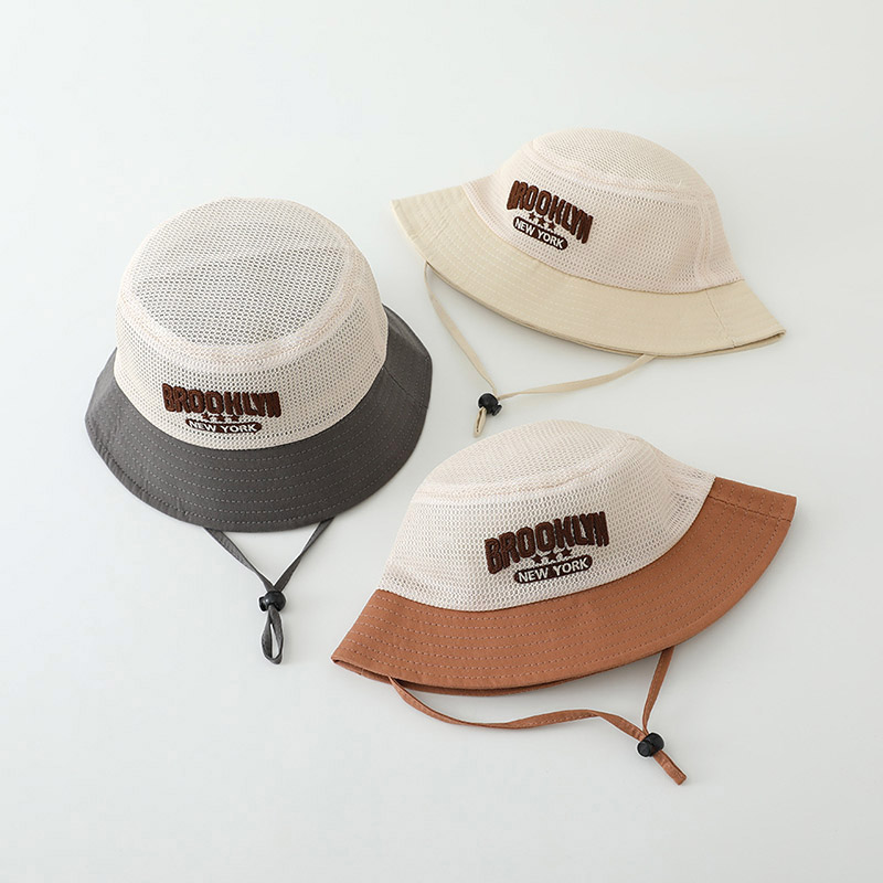 Letter Embroidered Baby Sun Ha - Fishing Hat ulasan dan harga