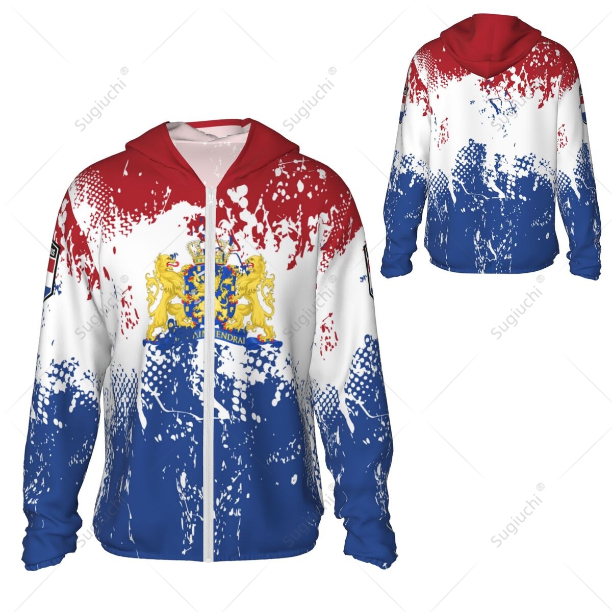 Netherlands Flag Sun Protectio - Fishing Hoodie ulasan dan harga