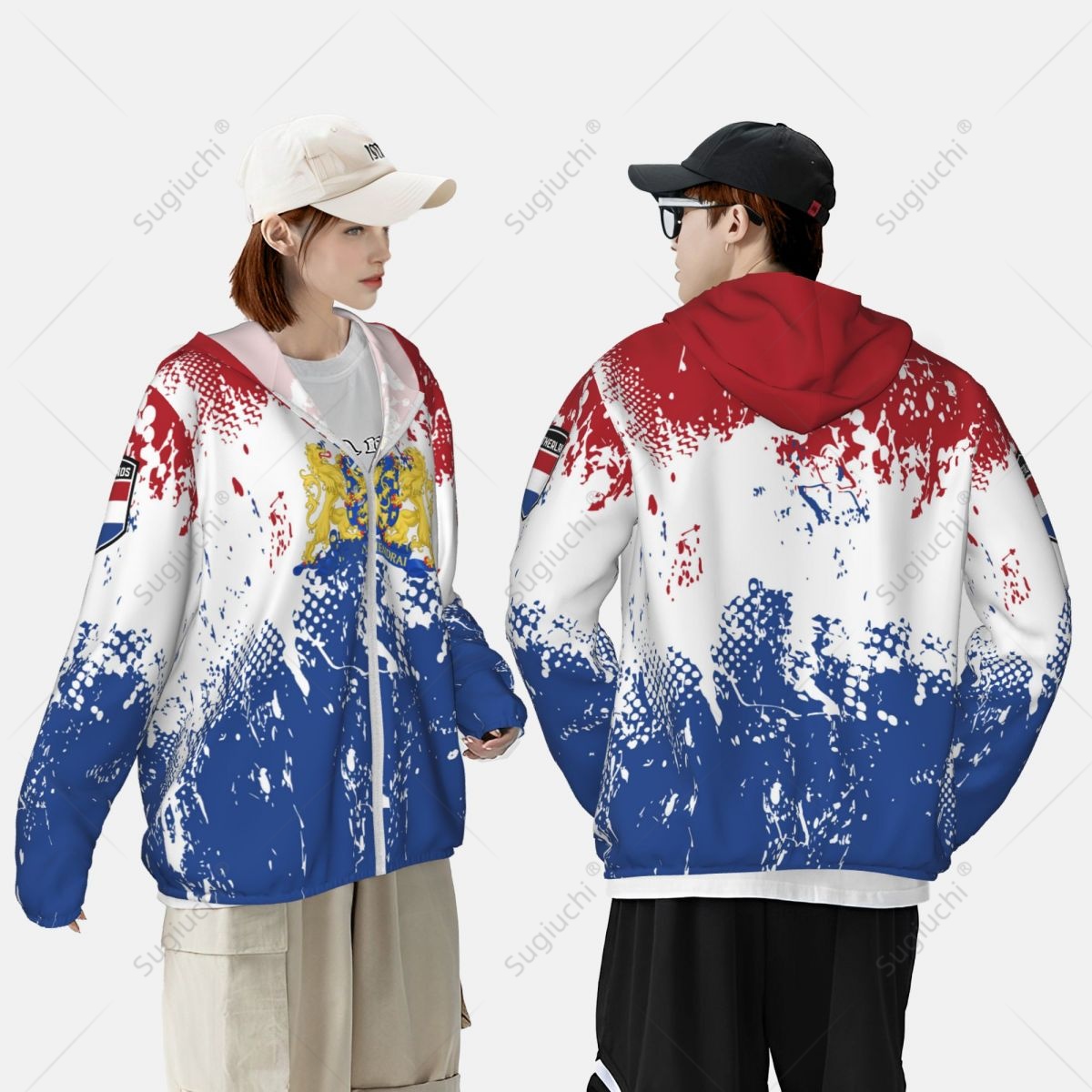 Netherlands Flag Sun Protectio - Fishing Hoodie ulasan dan harga