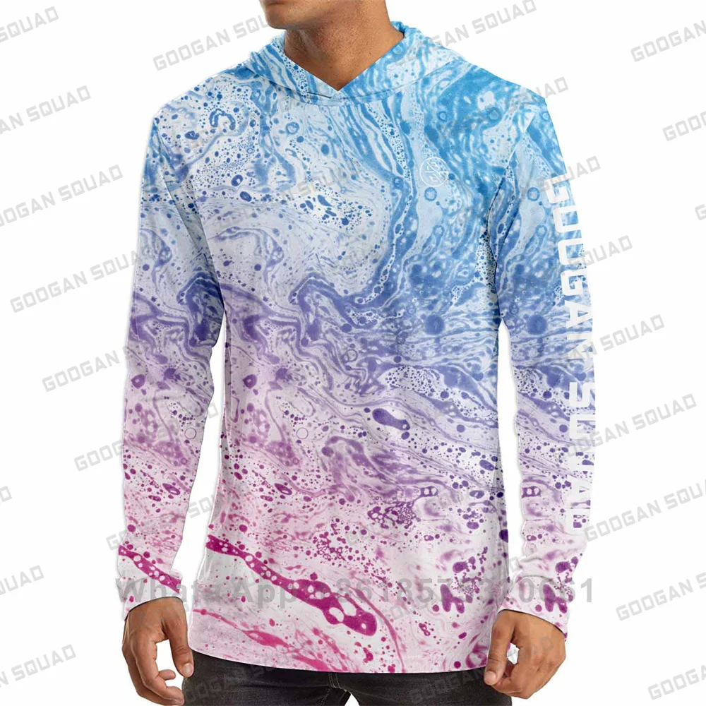 GOOGAN SQUAD Men's Long Sleeve - Fishing Shirt Uv Protection ulasan dan harga