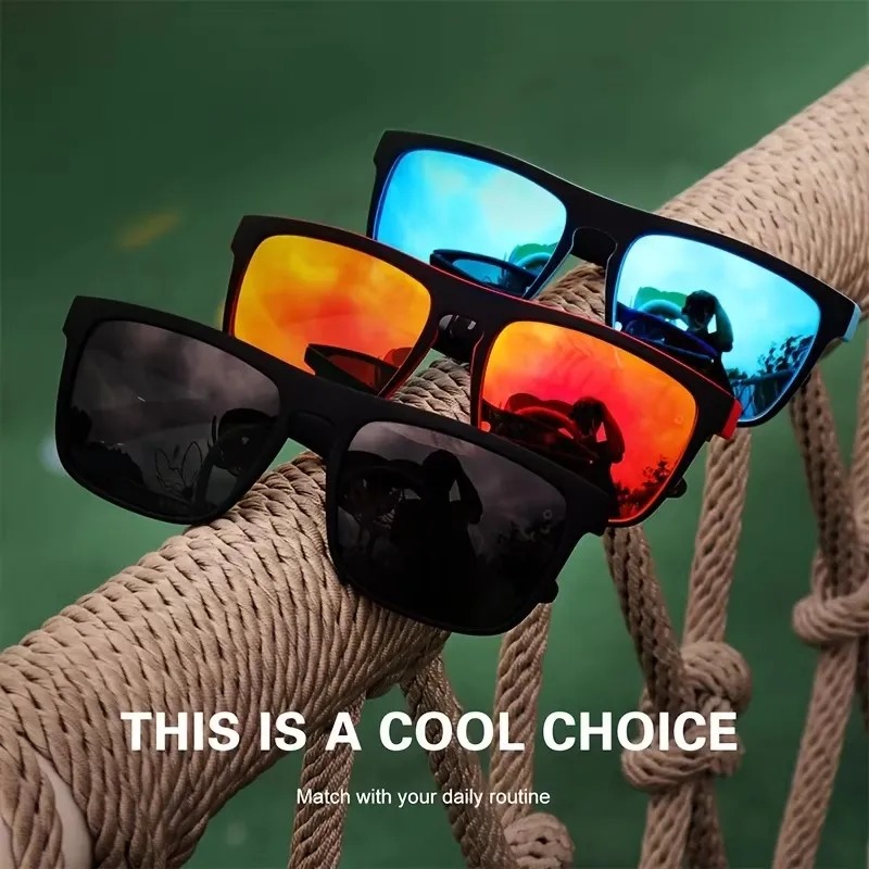 Fashion Vintage Square Polariz - Fishing Sunglasses Polarized ulasan dan harga