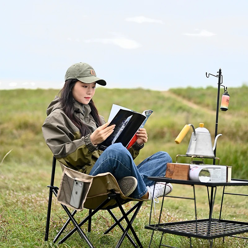Portable Folding Camping Moon  - Fishing Backpack ulasan dan harga