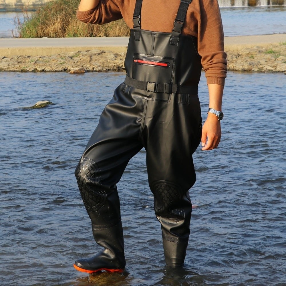 Useful PVC Fishing Suit Double - Fishing Waders ulasan dan harga