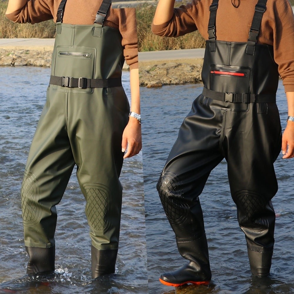 Useful PVC Fishing Suit Double - Fishing Waders ulasan dan harga