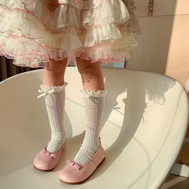 Girls Long Tube Lace Stockings - Fishing Socks ulasan dan harga