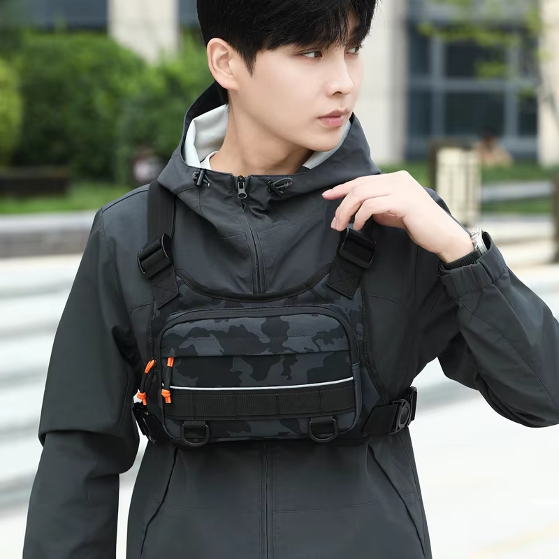 Cycling Front Chest Vest Tacti - Fishing Backpack ulasan dan harga