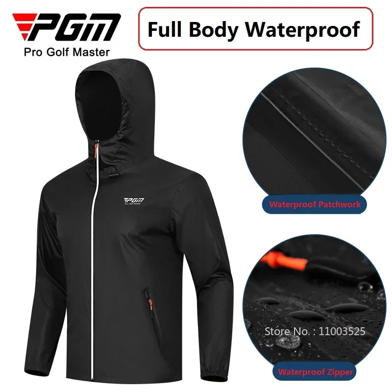Pgm Men Golf Raincoat Rain Pan - Fishing Rain Suit ulasan dan harga