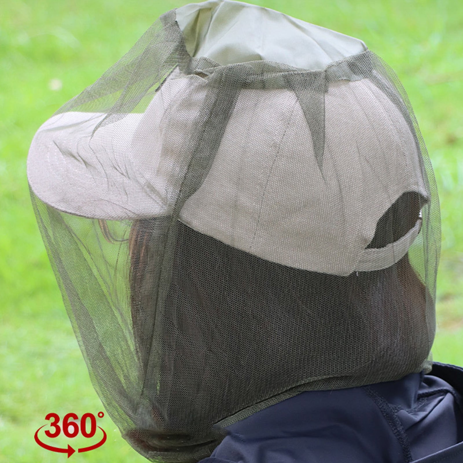 Mesh Head Net Fishing Hat Anti - Fishing Hat ulasan dan harga